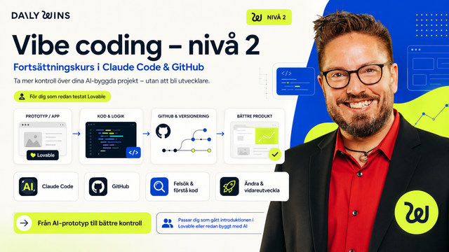 Claude Code för vibe coding